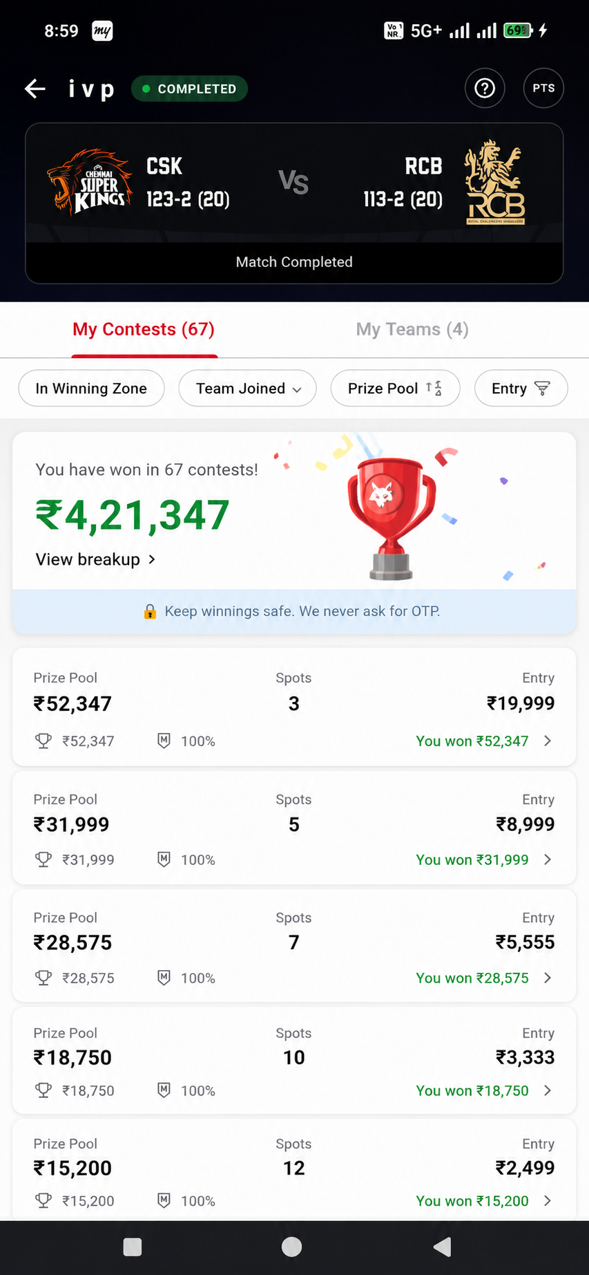 Win Real Cash Prizes